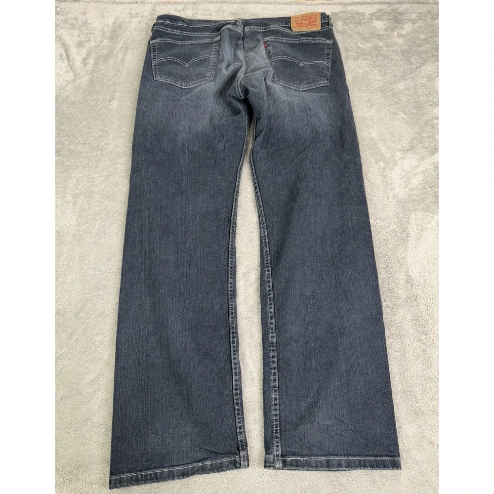 Vintage Y2K Levi's 505 Regular Fit Straight Jeans Men's Size 36X30 Blue